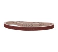 CoCud 13mm x 457mm Bande Abrasive, 10 Pcs 120 Grain Ceintures Affûteuse Pour Ceinture Affûteuse Outil Sculpture Métal Travail