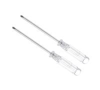 CoCud 2 Pièces. Mini Tournevis Phillips Taille 3,0 mm Acier au Carbone | Petit Tournevis Cruciforme avec Poignée Antidérapante, Longueur 92 mm, pour Lunettes Montre