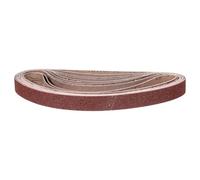 CoCud 30mm x 533mm Bande de Ponçage, 15 Pcs 40 Grit Bande d'Affûtage pour Outil de Sculpture sur Couteau et Travail du Métal pour Ponceuse à Bande