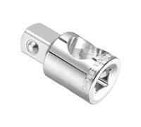 CoCud Adaptateur de Douille à Choc, 3/8"F Vers 1/2"M, Réducteur d'Entraînement à Cliquet à Poignée Coulissante Carrée en Cr-V - (Applications : pour Clé à Chocs)
