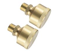 CoCud Capuchon de tasse d'huile en laiton, filetage M10 x 1, 6 ml, pour réservoir d'huile, tour d'huile, accessoires d'alimentation pour machine à lubrifier industriellement, 2 pièces