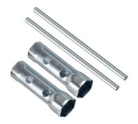 CoCud Clé à Bougie d'Allumage pour Moto à Double Extrémité, 16-18mm, Douille à Emmanchement Profond avec Barre - (Applications : pour Automobile), 2 Pièces