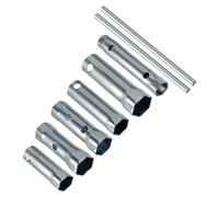 CoCud Clé à Bougie d'Allumage pour Moto à Double Extrémité, 8-10mm, Douille à Emmanchement Profond avec Barre - (Applications : pour Automobile), 6 Pièces