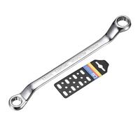 CoCud ouble œil 12 points 11x13mm Déport 75° Acier CR-V | Outil de purge de frein, Poli miroir, pour réparations automobiles, entretien domestique, bricolage
