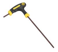 CoCud Clé Hexagonale en T à Boule 3mm Acier S2 | Avec Poignée Antidérapante, pour Machines, Réparation Auto, Assemblage Meubles, Équipement Industriel