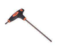 CoCud Clé Torx Antivol, Clé Torx T25, Acier S2 Poignée en T en Forme D'Étoile Noire - (Applications : pour Les Réparations de Base à Domicile et L'Entretien Mécanique), 1 Pièce