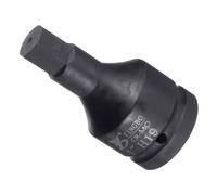CoCud Douille à Embout Hexagonal d'Impact, Embout Hexagonal de 19 mm, Carré d'Entraînement de 1 Pouce, Longueur de 98 mm, Conception de Chanfrein Cr-Mo, Douille Hexagonale Métrique