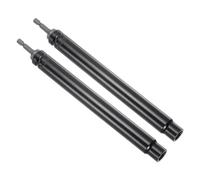 CoCud Douille Creuse Extra Longue, Taille de 12 mm, Longueur de 200 mm, Queue Hexagonale de 1/4", Écrou à Six Pans pour Changement Rapide - (Applications : pour Tiges Filetées), 2 Pièces