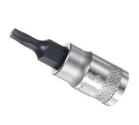 CoCud Douille embout Torx, Entraînement 1/4" x T15 Acier S2 CR-V Douille étoile Torx embout dynamométrique tournevis douilles adaptateur - (Applications : pour le serrage des vis), 1-Pcs