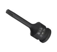 CoCud Douille Torx à Impact, T30 3/8" à Entraînement Carré, Longueur 60 mm, Chanfrein CR-MO, Trou de Broche, Embout Étoile à 6 Pans - (Applications : pour la Réparation Automobile)
