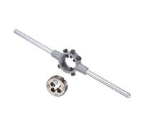 CoCud Ensemble de Poignée de Porte-Filière Clé pour Filières M7-M9 | 1 Ensemble, Filière M7x0.5 et Adaptateur pour Filière de 25 mm OD, pour Réparation de Filetage