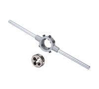 CoCud Ensemble de Poignée de Porte-Filière, Filière M10x1.5 et Adaptateur de Clé de Filière pour OD 30 mm/pour Filières M10-M11 - (Applications: pour Réparation Filetage), 1 Ensemble