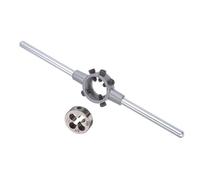 CoCud Ensemble de Poignée de Porte-Filière pour Réparation de Filetage | 1 Ensemble, Filière M8x1.25 et Adaptateur de Clé pour Filière de 25 mm OD / M7-M9