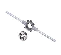 CoCud Ensemble de Poignée de Porte-Filière pour Réparation de Filetage | 1 Ensemble, Filière M8x1 et Adaptateur de Clé pour Filières de 25 mm OD / M7-M9