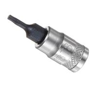 CoCud Entraînement 1/4" x T8 Douille étoile Torx à embout pour chocs | 1-Pièce, Acier S2 CR-V, Adaptateur de Douille tournevis, pour le serrage des vis, Douille Torx