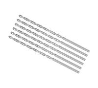 CoCud Extra Long Torsion Foret Mèche, 4,5 mm Foret Diamètre 160 mm Total Longueur, Haute Vitesse Acier Torsion Foret Mèche -(pour Cuivre Métal Bois Aluminium), 6Pcs
