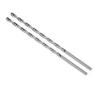 CoCud Extra Long Torsion Foret Mèches, 4,5 mm Foret Diamètre 160 mm Longueur, Haute Vitesse Acier Droite Tige Jobber Perceuse -(pour Bois Malléable Fer Aluminium Plastique), 2Pcs