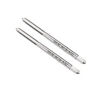 CoCud Filetage Fraisage Tarauds, 6#-40 UNF Filetage 2B, Haute Vitesse Acier Machine 3 Droit Cannelures Vis Filetage Outil - (Applications: pour Taraudage Perçage Machine), 2 pcs