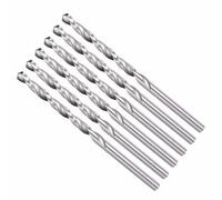 CoCud Foret, Diamètre de Coupe 3mm, 4241 HSS Angle de Coupe 118° Non Revêtu Polyvalent Forets Jobber - (Applications: pour creuser Plastique Bois Métaux Tendres), 6 Pièces