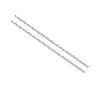 CoCud Forets Hélicoïdaux Extra Longs en Acier Rapide, 4,5mm Diamètre 250mm Longueur, Foret Hélicoïdal Droit - (Applications : pour Métal, Bois, Plastique, Aluminium), 2 Pièces