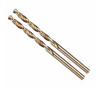 CoCud Mèche à Creuser, Foret Hélicoïdal 7/64" (2.778mm), Forets Jobber 4241 HSS Or Tige Cylindrique 118° pour Métal Tendre Acier Inoxydable Plastique Bois, 2 Pièces