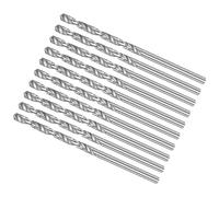 CoCud Micro Foret Mèches, 2,55 mm Foret Diamètre 56 mm Total Longueur, 6542 Haute Vitesse Acier Entièrement Mise À Terre Torsion Perceuse Mèche-(pour Cuivre Métal Bois), 10Pcs