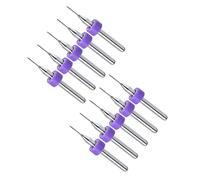 CoCud Micro PCB Foret Forage, 1/8" Tige 0,4mm Coupe Bord, Tungstène Carbure Impression Circuit Carte Perceuse Foret - (pour CNC Perçage Gravure Machine), 1 Ensemble (10 Pcs)