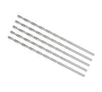 CoCud Mini Torsion Perceuse Mèche, 3mm Perceuse Diameter 120mm Total Longueur, Haute Vitesse Acier Torsion Perceuse Mèche - (pour Métal Plastique et Boiserie), 5-Pièces