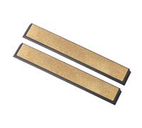 CoCud Pierre à Aiguiser Diamantée, Grain 80, Taille Totale 6" x 0,8", Revêtement en Titane, Outil D'Affûtage pour Meule Abrasive - (Applications : pour le Meulage du Métal), 2 Pièces