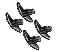 CoCud Poignées en Plastique à Filetage Femelle M8 pour Serrage à Bouton en T Noir - (Applications : pour Machines à Tourner, Tiroirs), 4 Pièces