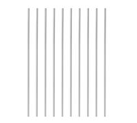 CoCud Rond Acier Tige, 1.6mm Diamètre 100mm Longueur, Haut Vitesse Acier Barre Stock Artisanat DIY Outil - (Applications: pour Perceuse Tours Alésage Machine), 10-Pièces