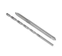 CoCud Taraud et Perceuse Mèche Ensemble, 1/4-20 UNC Taraud Filetage 5mm Perceuse Diamètre, Machine Vis Taraud & Torsion-(pour Filetage Tapotement Réparation), 1-Ensemble