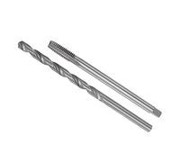 CoCud Taraud et Perceuse Mèche Ensemble, 3/8-16 UNC Taraud Filetage 8mm Perceuse Diamètre, Machine Vis Taraud & Torsion-(pour Filetage Tapotement Réparation), 1-Ensemble