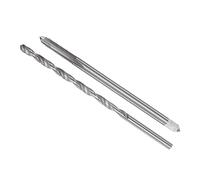 CoCud Taraud et Perceuse Mèche Ensemble, M5 x 0.8 Filetage 120mm Longueur Taraud 5mm Perceuse Diamètre, Métrique Extra Longue Machine Visser & Torsion-(pour Tapotement), 1-Ensemble