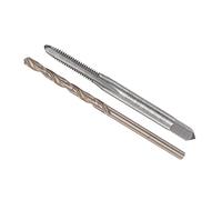 CoCud Tarauder et Perceuse Mèche Ensemble, 1/8-40 UNC 2B Taraud Filetage 2.5mm Perceuse Diamètre, Machine Vis Taraud & Torsion Outil-(pour Taraudage Réparation), 1-Ensemble