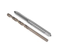 CoCud Tarauder et Perceuse Mèche Ensemble, M4.5 x 0.75 Taraud Filetage 3.7mm Perceuse Diamètre, Métrique Machine Vis Taraud & Torsion Outil - (pour Taraudage Réparation), 1-Ensemble