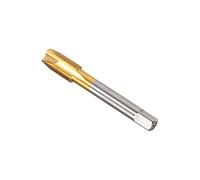 CoCud Tarauds à Vis Cannelés Spirale Métrique M12 x 1.25 Filetage, Taraud à Filetage Hélicoïdal Titanium Revêtu Haute Vitesse Acier 6542 - (Pour Taraudage Perçage Machine) 1 Pcs
