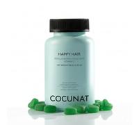 COCUNAT | Happy Hair | Vitamines pour Renforcer, Stimuler la croissance des cheveux et Prévenir leur chute | Cheveux fins et abîmés |Biotine 5 000 mcg | Résultats en 6 semaines | 60 unités