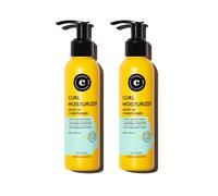 COCUNAT Pack 2 Curl Moisturizer Leave-In Crème Hydratante Boucles 150ml | Duo de soins sans rinçage méthode curly sans silicone. Démêle, hydrate intensément, définit et élimine les frisottis.