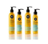 COCUNAT - Pack 2 Méthode Curly - Boucles Parfaites en 2 Étapes - Moisturizer Leave-in + Curl Booster - Hydrate, Nourrit, Renforce, Élimine les Frisottis et Démêle - 250 ml + 150 ml