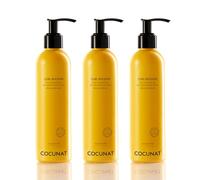 COCUNAT - Pack 3 Booster Boucles - Gel Définition - Définit les Boucles sans Alourdir - Élimine les Frisottis - Hydrate Intensément - Méthode Curly - Sans Silicones - 250 ml