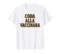 Coda Alla Vaccinara | Concept Typographique Patrimonial T-Shirt