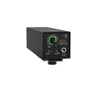 Coda Amplificateur de Moniteur Intra-auriculaire Filaire - Amplificateur de Casque Rechargeable à Canal Unique avec USB-C, Bouton de Volume LED, entrées XLR/TRS, Piles AAA Rechargeables incluses