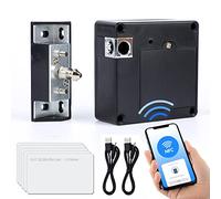 CODACE Lot de 2 serrures électroniques RFID NFC intelligentes pour armoire en bois, garde-manger, tiroir