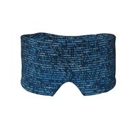 Codage cool,Masque pour les yeux bloquant la lumière Cache-yeux et cache-oreilles pour le sommeil