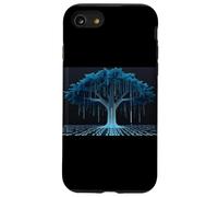 Codage d'arbre Binaire programmateur Informatique Codage Coque pour iPhone SE (2020) / 7/8