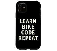 Codage et vélo Amusant Apprendre Le Code Répéter Coque pour iPhone 11