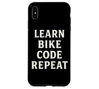 Codage et vélo Amusant Apprendre Le Code Répéter Coque pour iPhone XS Max