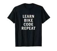 Codage et vélo Amusant Apprendre Le Code Répéter T-Shirt