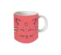 CODAMEX Mug Little Marcel Renard - En céramique - Rose - H. 9.5 cm - D. 8 cm ROSE